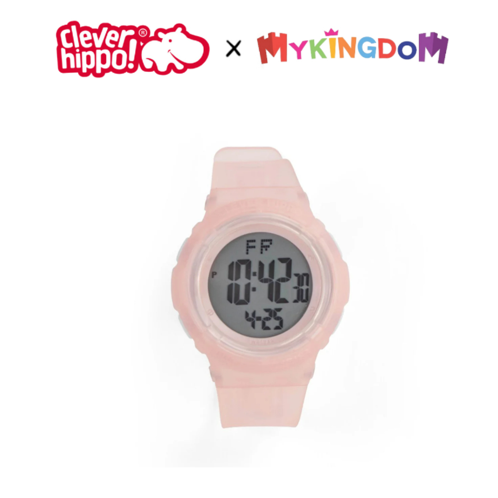 Đồng Hồ Trẻ Em Digital Clever Watch Hồng Sakura CLEVER HIPPO DW002/PINK