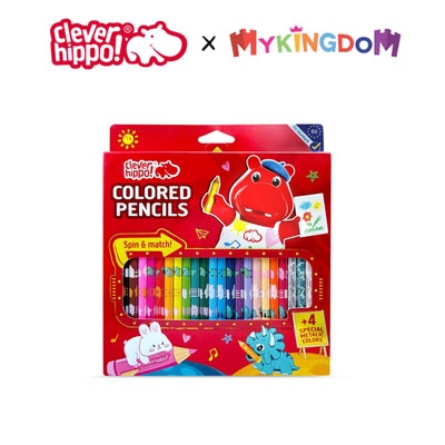 Bộ Bút Chì Màu Creative Extra Metalic - 24 màu CLEVER HIPPO COPEN2402