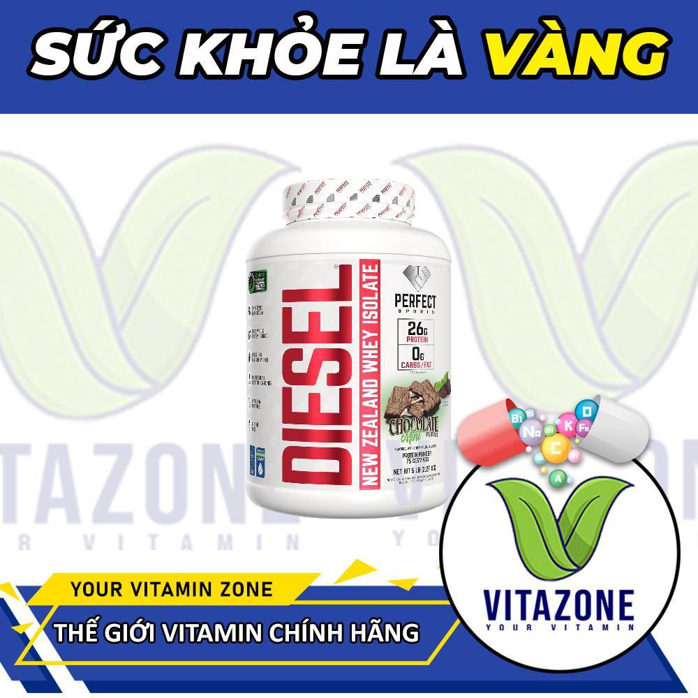 Diesel New Zealand Whey Isolate 5lbs - Bổ Sung Đạm Tăng Cơ Và Sức Bền