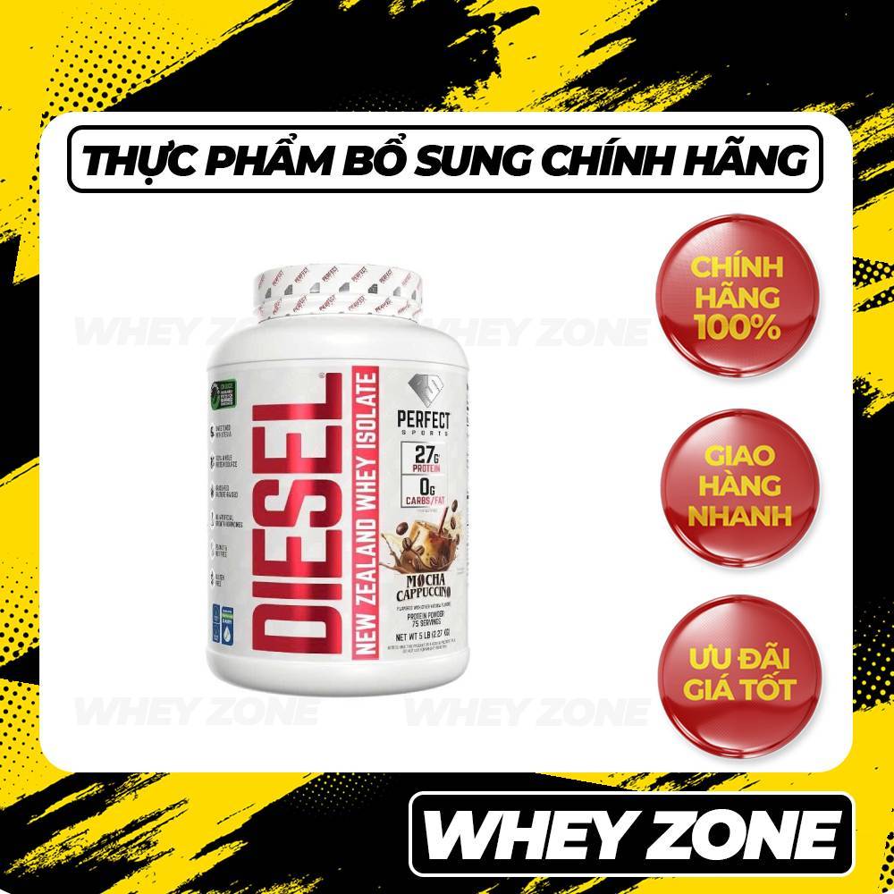 Perfect Sport Diesel – Whey Siêu Tinh Khiết: Không Đường, Không Fat