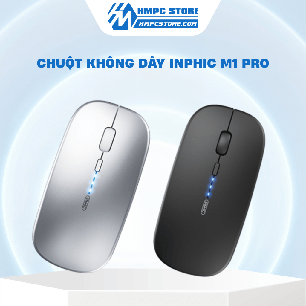 [ Hàng chính hãng ] Chuột không dây INPHIC M1 PRO | Bảo hành 12 tháng