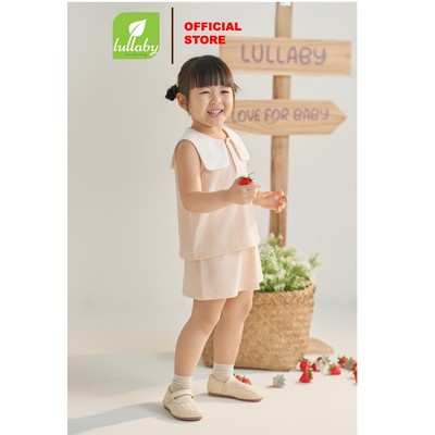 LULLABY - NH685C - Bộ bé gái cổ bẻ