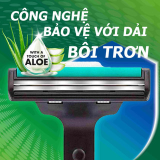 Vĩ 4 lưỡi dao cạo râu Gillette Vector 2 lưỡi