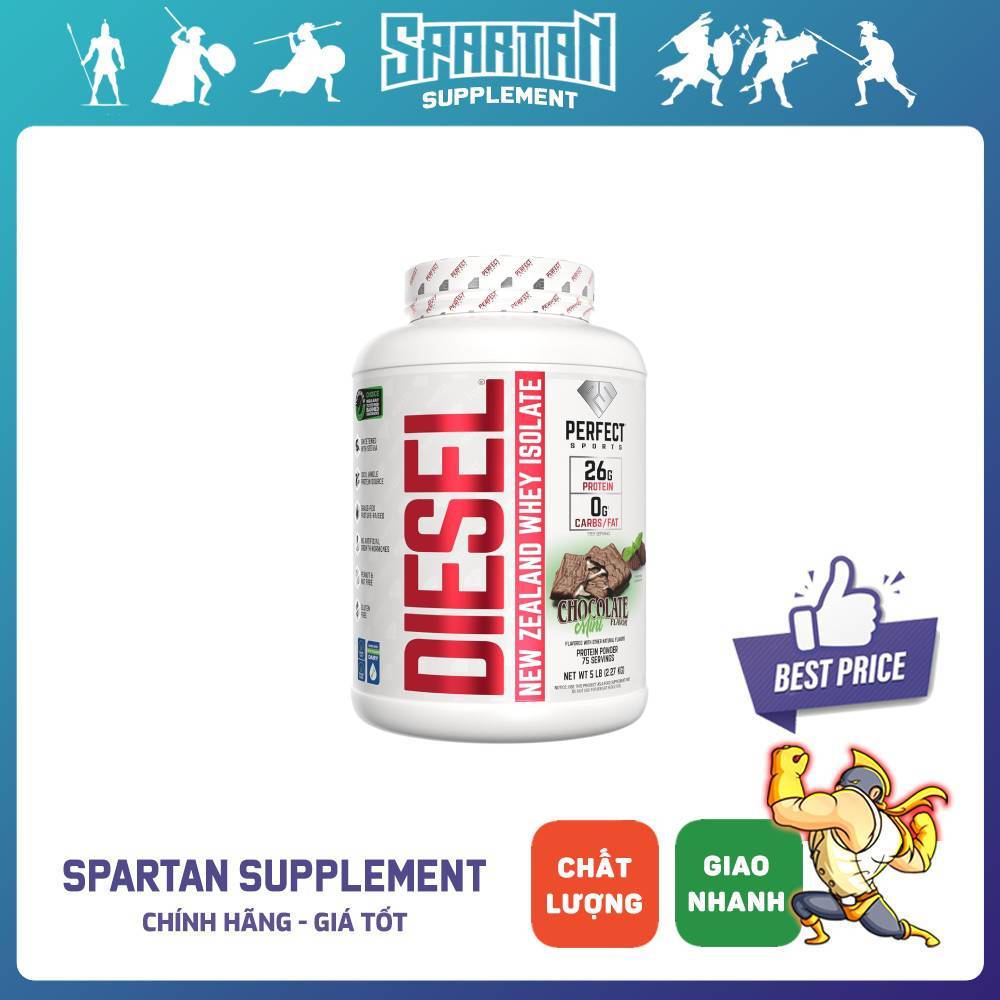 Diesel New Zealand Whey Isolate 5lbs - Sữa Protein Tăng Cơ Vượt Trội