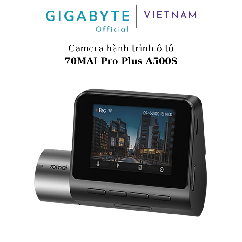 [Bản quốc tế] Camera hành trình ô tô 70mai Pro Plus A500S tích hợp sẵn GPS