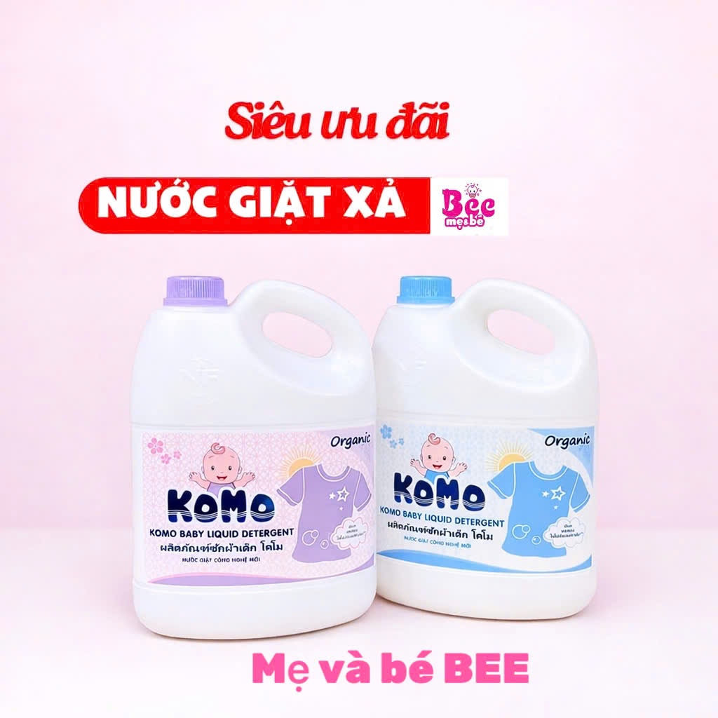 Nước Giặt xả Sinh Học KOMO Canh 3 Lít 3 Trong 1