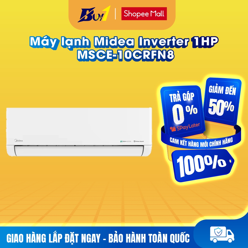 MSCE-10CRFN8 - Máy lạnh Midea Inverter 1 HP MSCE-10CRFN8 - Hàng Chính Hãng