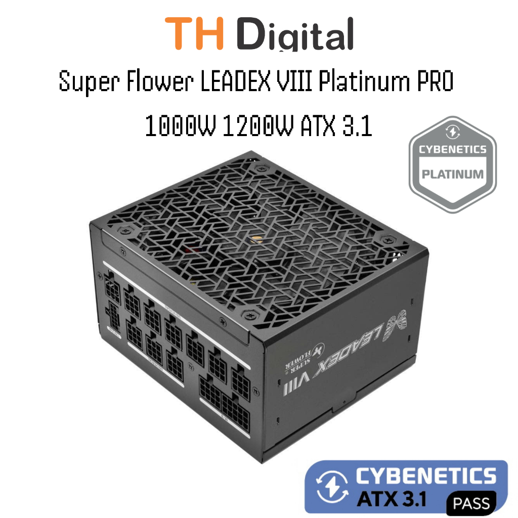 Nguồn Máy Tính Super Flower LEADEX VIII Platinum PRO 1000W 1200W ATX 3.1 - Hàng chính hãng