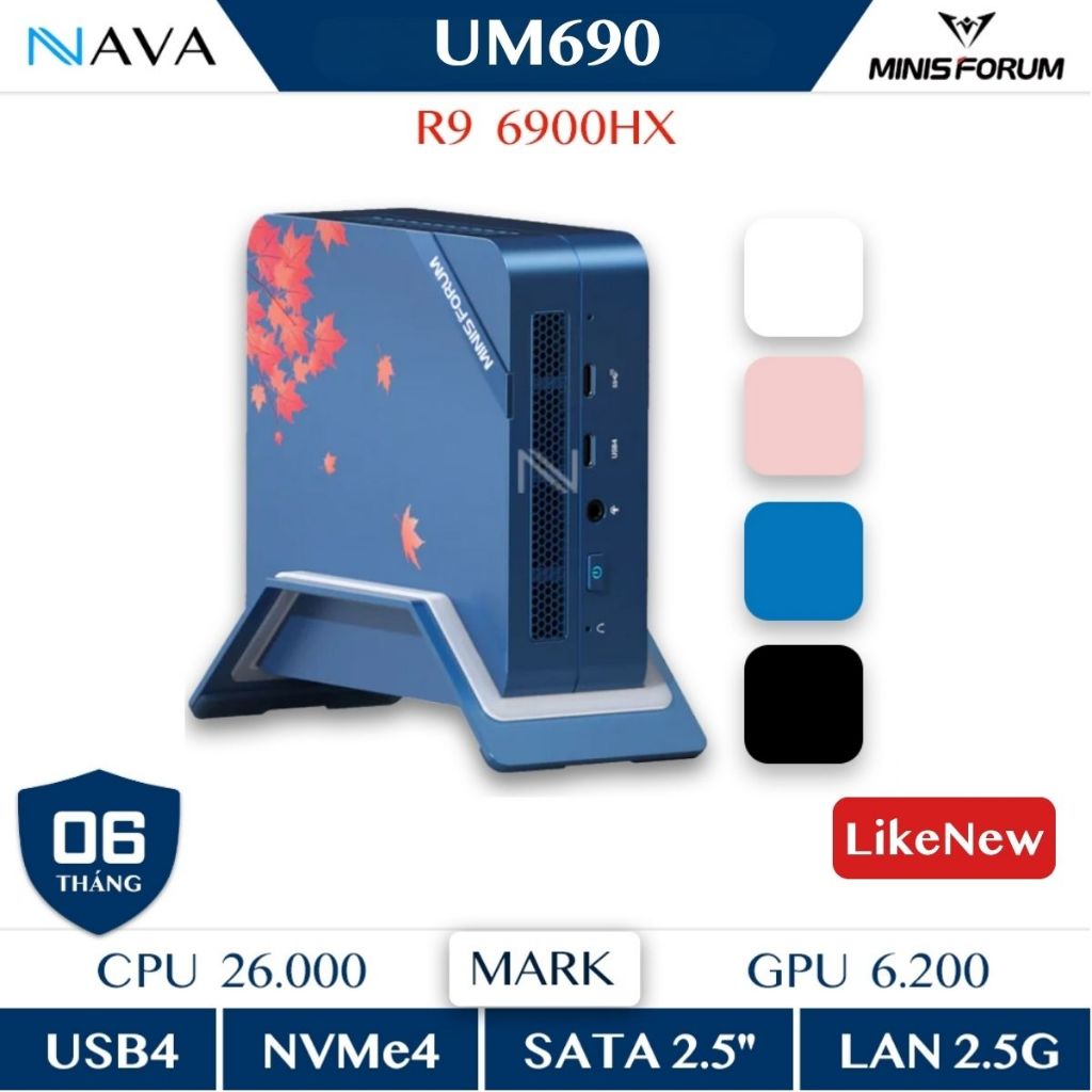 Mini PC Minisforum UM773 / UM690 | Ryzen 7 7735HS / R9 6900HX | USB4, DDR5 | Chính Hãng 690 773 | BigBuy360 - bigbuy360.vn