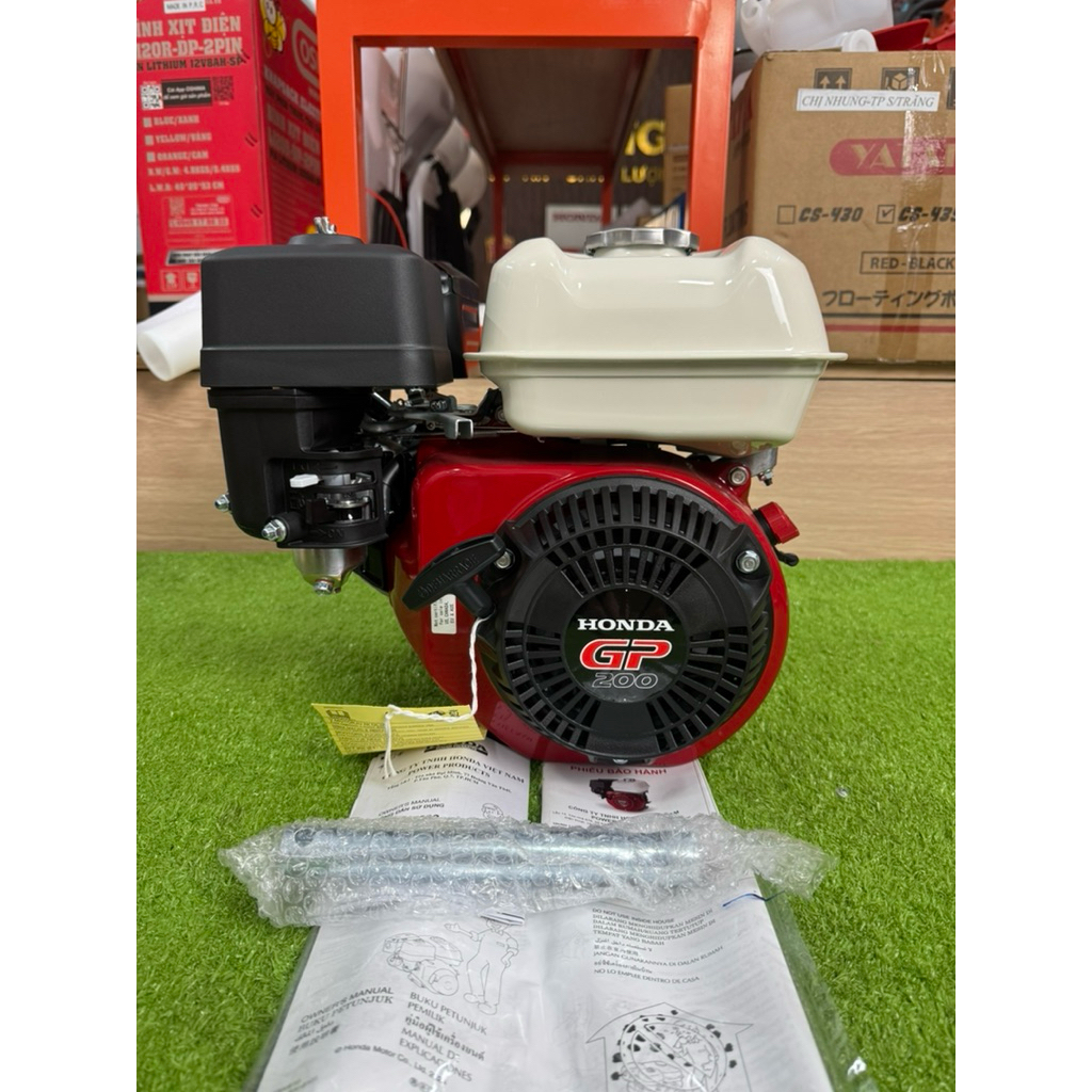 MÁY XĂNG 6.5 GP200 - CỐT XÉO - TUA CHẬM - NHẬP KHẨU CHÍNH HÃNG