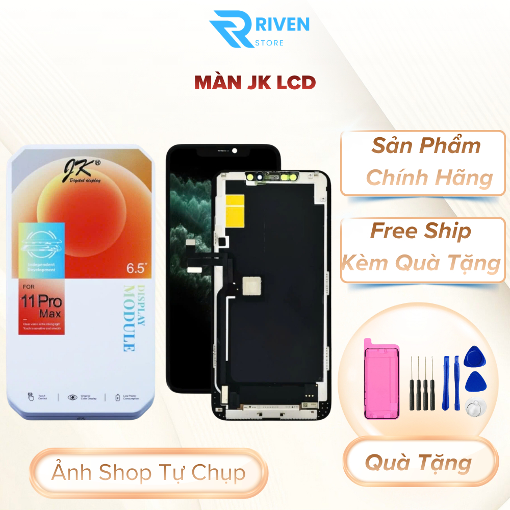 Màn Hình JK Thay Thế Cho IP Kèm Nhiều Quà , Màn JK Phôi Dẻo, Hiển Thị FHD 9/10 So Với Màn Zin. Dùng 