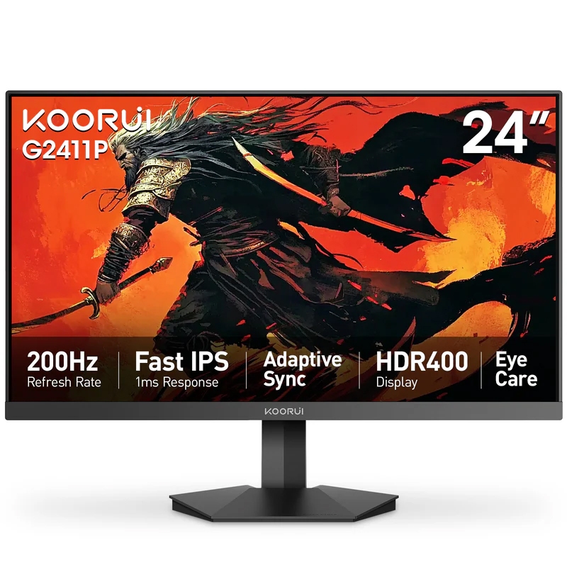 Màn hình Gaming Koorui G2411P 24" / FHD / Tấm nền IPS / 200Hz / 1ms chuyên game