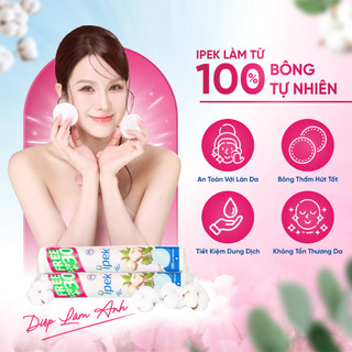Combo 5 Bông Tẩy Trang Ipek 80 Miếng