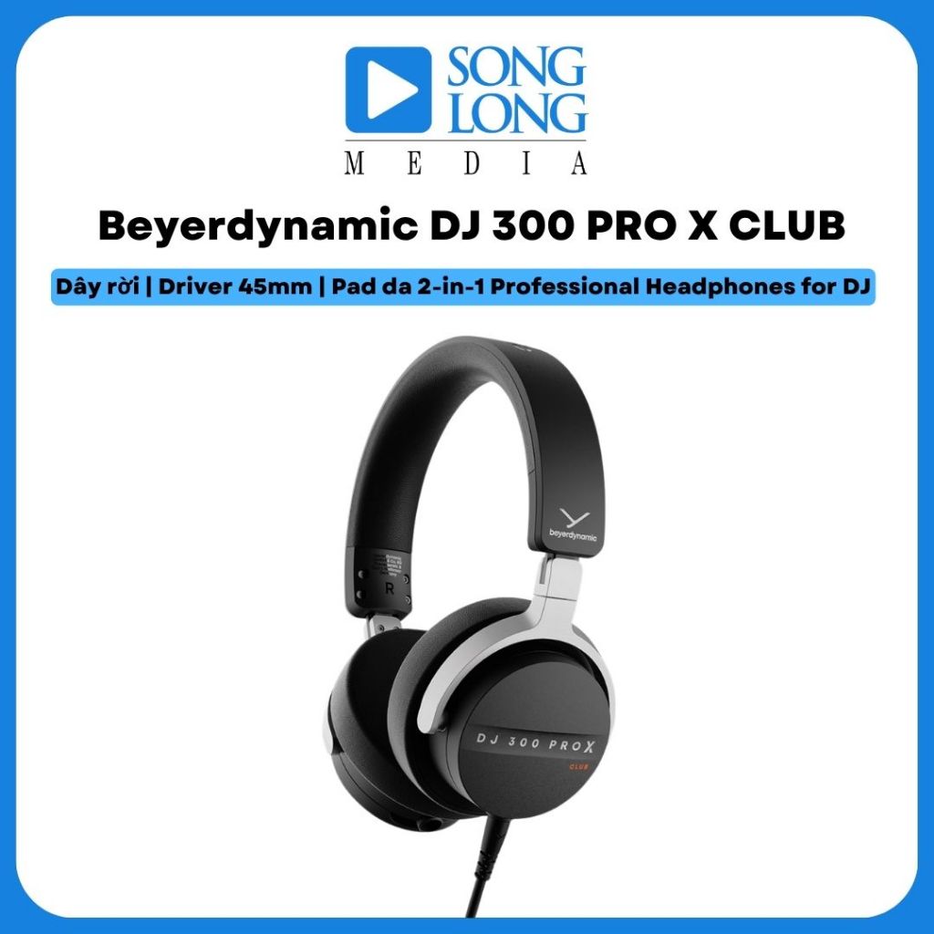 Tai nghe Beyerdynamic DJ 300 PRO X CLUB - Chính hãng phân phối