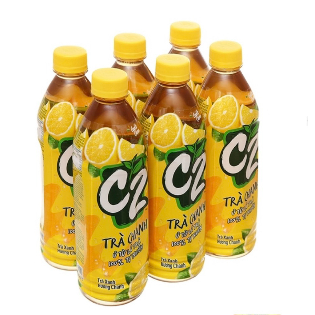 [ 1 Lốc 6 Chai] C2 Chanh 455ml