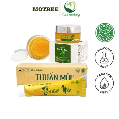 Combo Kem Bôi Da Thuần Mộc 16gr + Cao Lá Thuần Mộc 30gr Tái Tạo Da Liền Sẹo