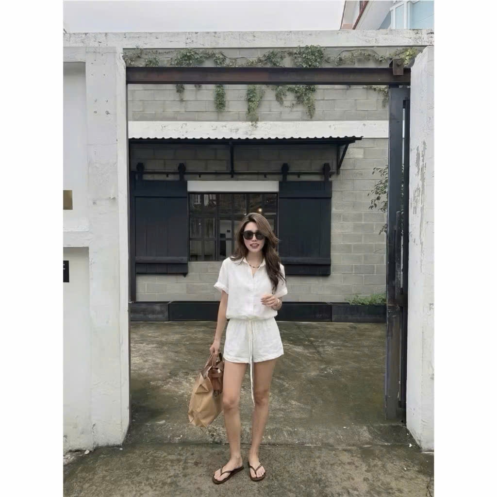 𝗧𝗼𝗺 𝗝𝘂𝗺  - Sơ mi Jum Linen