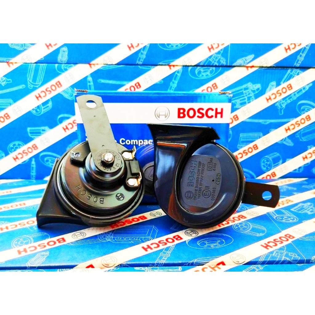 Bộ Còi Sên Kèn Sò Bosch EC6 Fanfare 12V 400Hz-500Hz - Âm Thanh Đặc Trưng Bosch