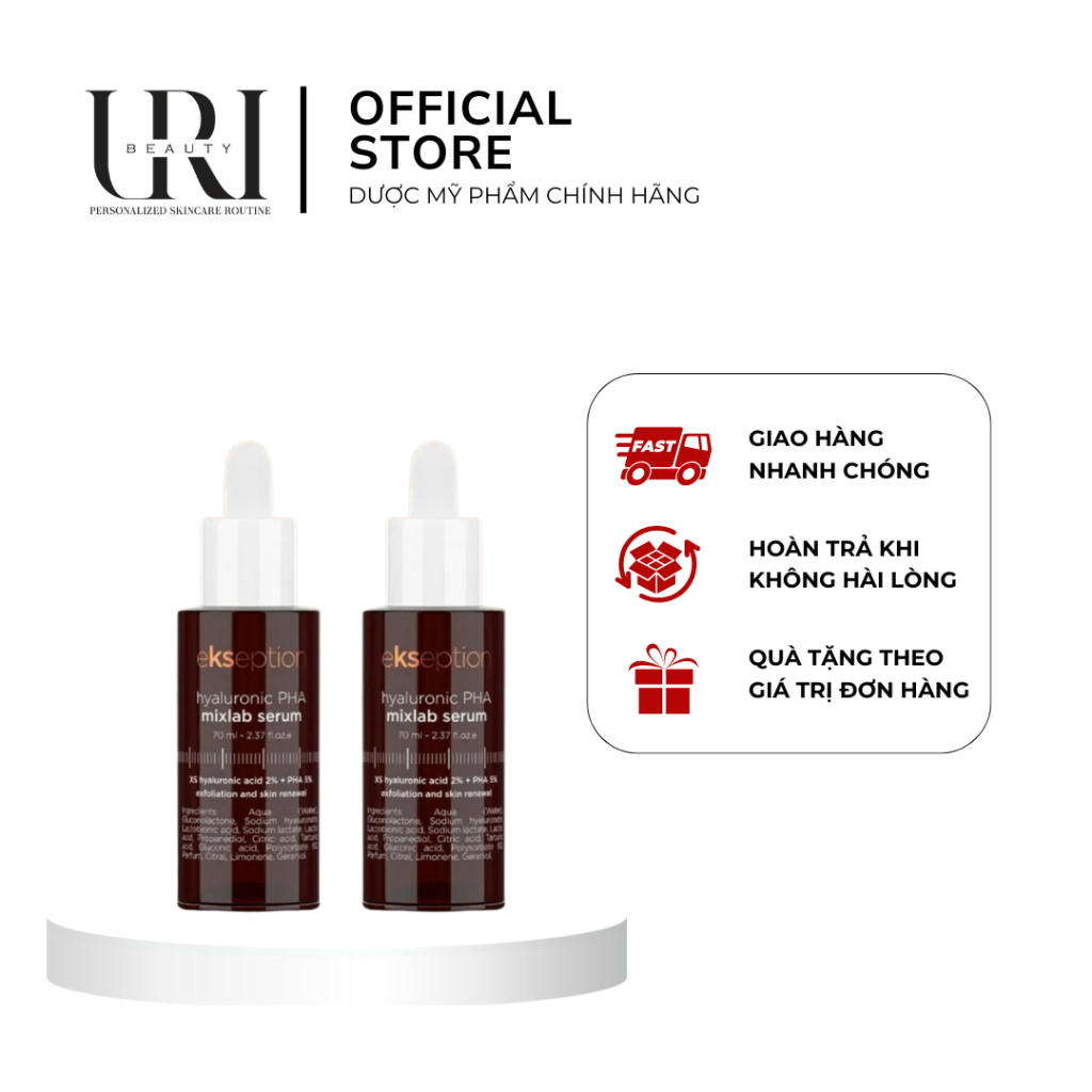[Chính hãng] EKSEPTION Hyaluronic PHA Mixlab Serum – Serum Cấp Ẩm & PHA 75ml