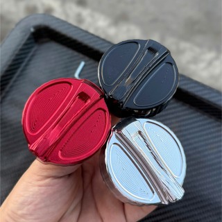 Nắp xăng nhôm cnc mẫu núm vặn lắp đặt nhiều dòng xe