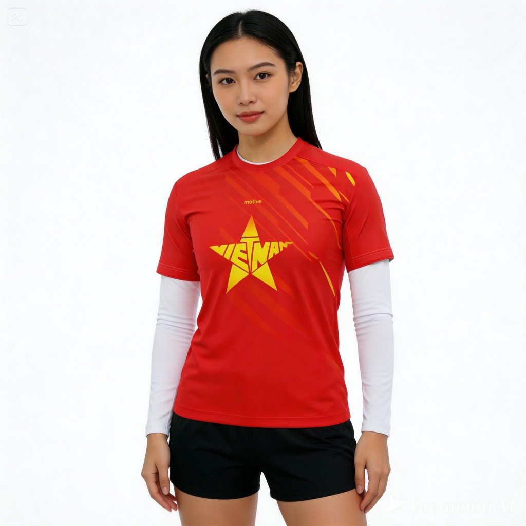 [#VIETNAM] Áo Thể Thao Chạy Bộ Nữ Motive WOMAN T-shirt Việt Nam TM 106