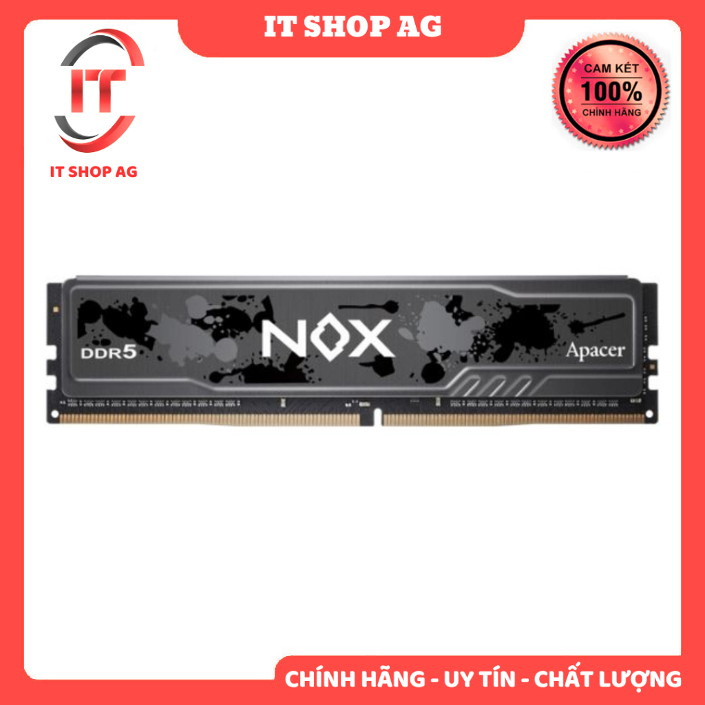 Ram Desktop 16GB Apacer OC NOX DDR5 Bus 6000Mhz (Tản nhiệt) Chính hãng