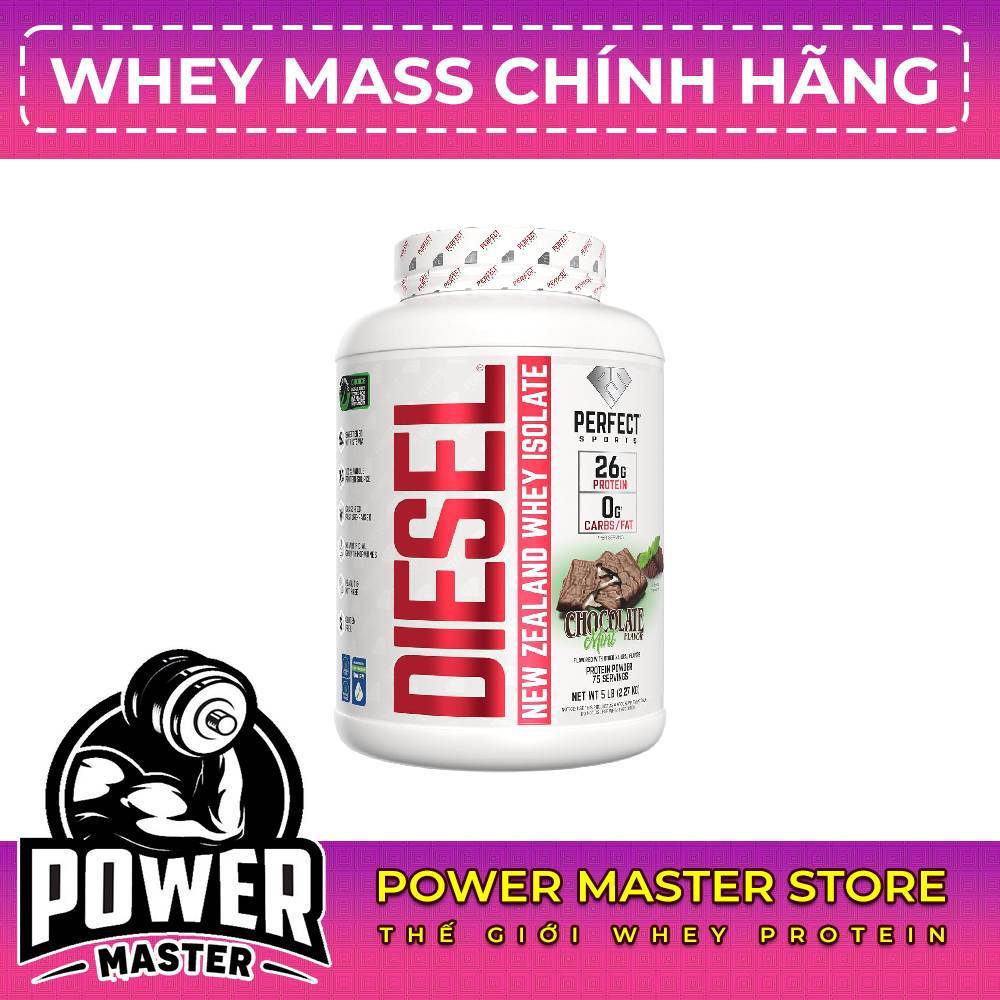 Sữa Tăng Cơ Giàu Đạm Diesel New Zealand Whey Isolate 5Lbs