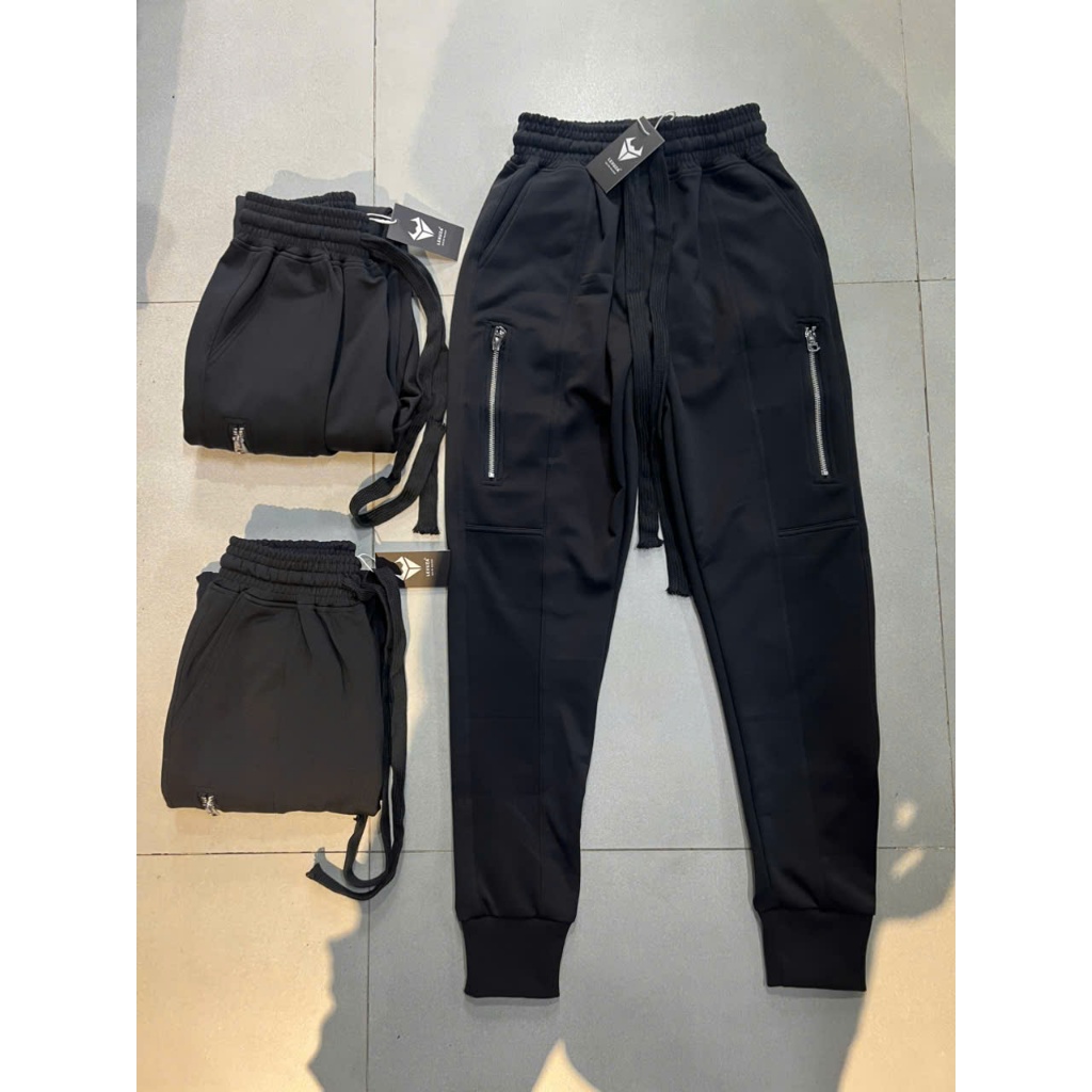 Quần jogger chất nỉ cá tính, dáng basic Lexuza 0108