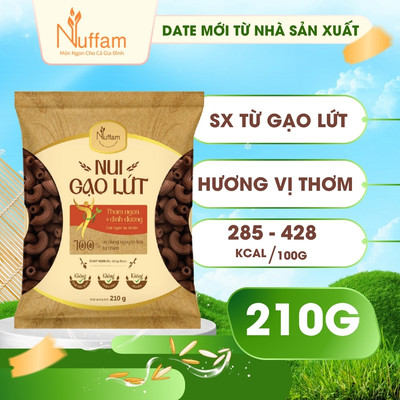 Nui Gạo Lứt Thực Dưỡng (Loại Ngon) - Nui Lứt Hữu Cơ EAT CLEAN Cho Người Ăn Kiêng Giảm Cân