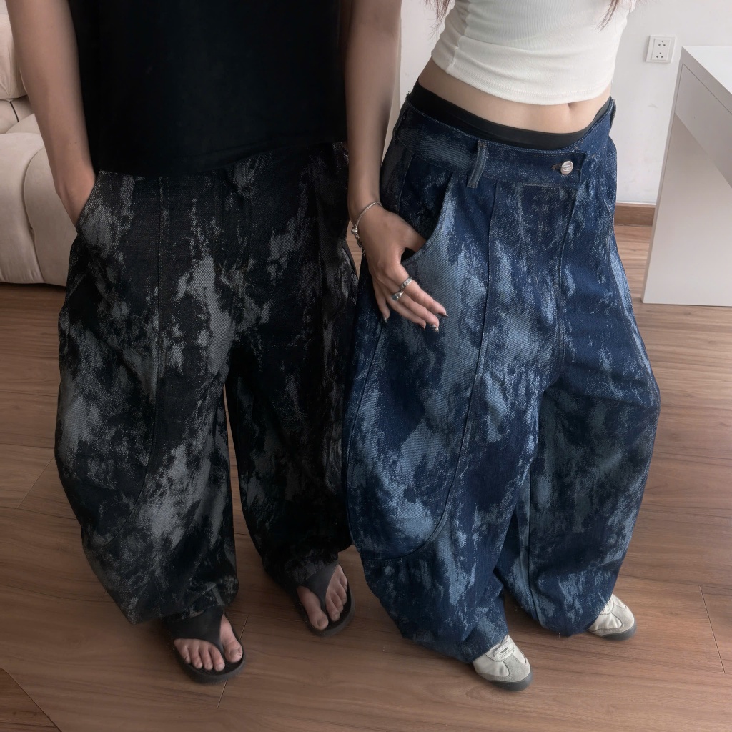 [SẢN PHẨM MỚI] Quần Jeans Loang Ống Cong SSS.A Đứng Form Phong Cách Retro Tôn Dáng Độc Lạ Được Xử Lý Kĩ Xu Hướng Hot | BigBuy360 - bigbuy360.vn