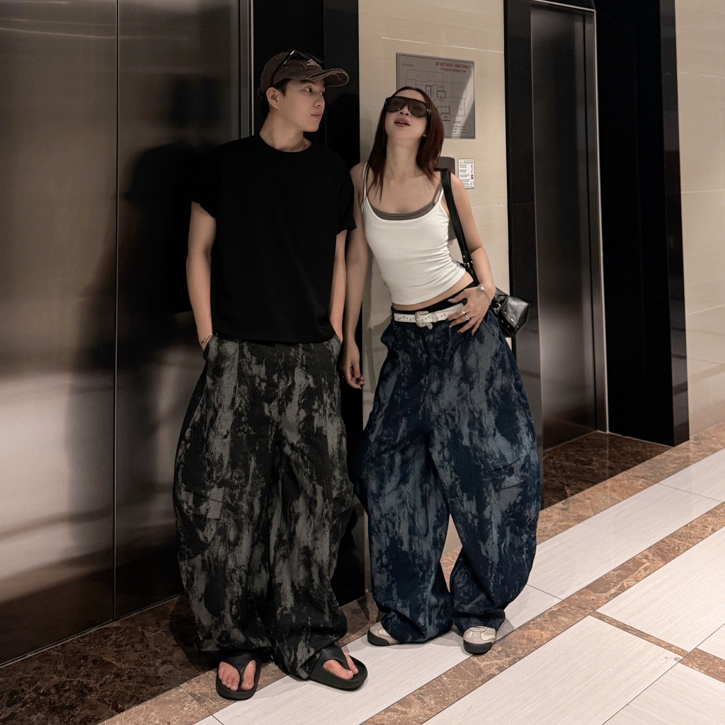 [SẢN PHẨM MỚI] Quần Jeans Loang Ống Cong SSS.A Đứng Form Phong Cách Retro Tôn Dáng Độc Lạ Được Xử Lý Kĩ Xu Hướng Hot | BigBuy360 - bigbuy360.vn
