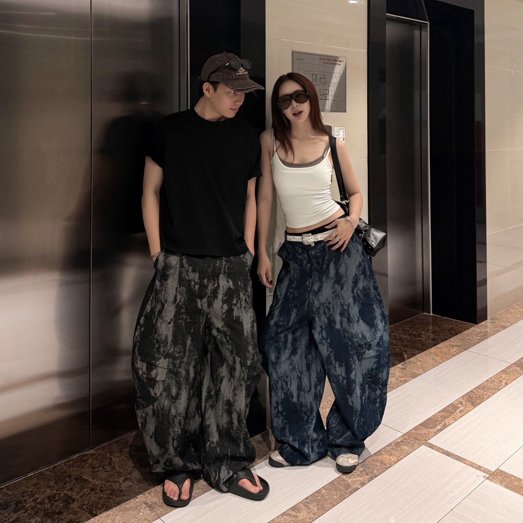 [SẢN PHẨM MỚI] Quần Jeans Loang Ống Cong SSS.A Đứng Form Phong Cách Retro Tôn Dáng Độc Lạ Được Xử Lý Kĩ Xu Hướng Hot | BigBuy360 - bigbuy360.vn