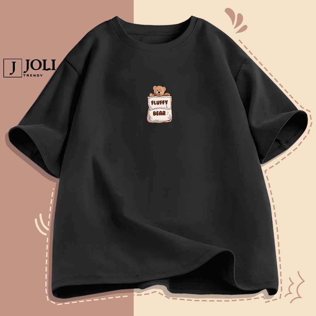 Áo Thun Nam Nữ Unisex Tay Lỡ By JOLI Mã BST01 Hình in Mini Cute Chất Cotton Form Rộng Phong Cách Ulzzang J Joli Trendy | BigBuy360 - bigbuy360.vn