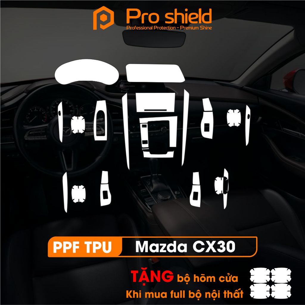 Dán PPF nội thất Mazda Cx30 bảo vệ tốt, tự phục hồi