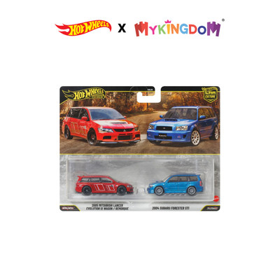 Đồ Chơi Bộ Đôi Siêu Xe Premiums Mitsubishi Lancer HOT WHEELS JHW46/HBL96