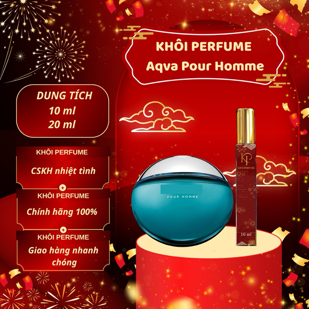 (Auth) Nước Hoa Nam Aqva Pour Homme 10/20ml | Khôi Perfume