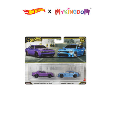 Đồ Chơi Bộ Đôi Siêu Xe Premiums Dodge Challenger HOT WHEELS JHW47/HBL96