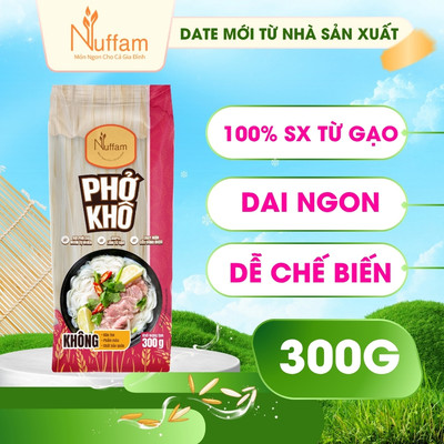 Phở Khô Hữu Cơ Nuffam Dai Ngon Tự Nhiên 300g