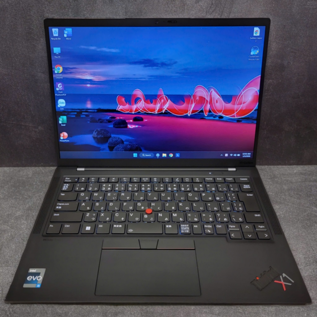 Lenovo Thinkpad X1 Carbon Gen 10 Core I7 RAM 32GB/SSD 512GB Laptop Dòng Doanh nhân mỏng nhẹ cao cấp 