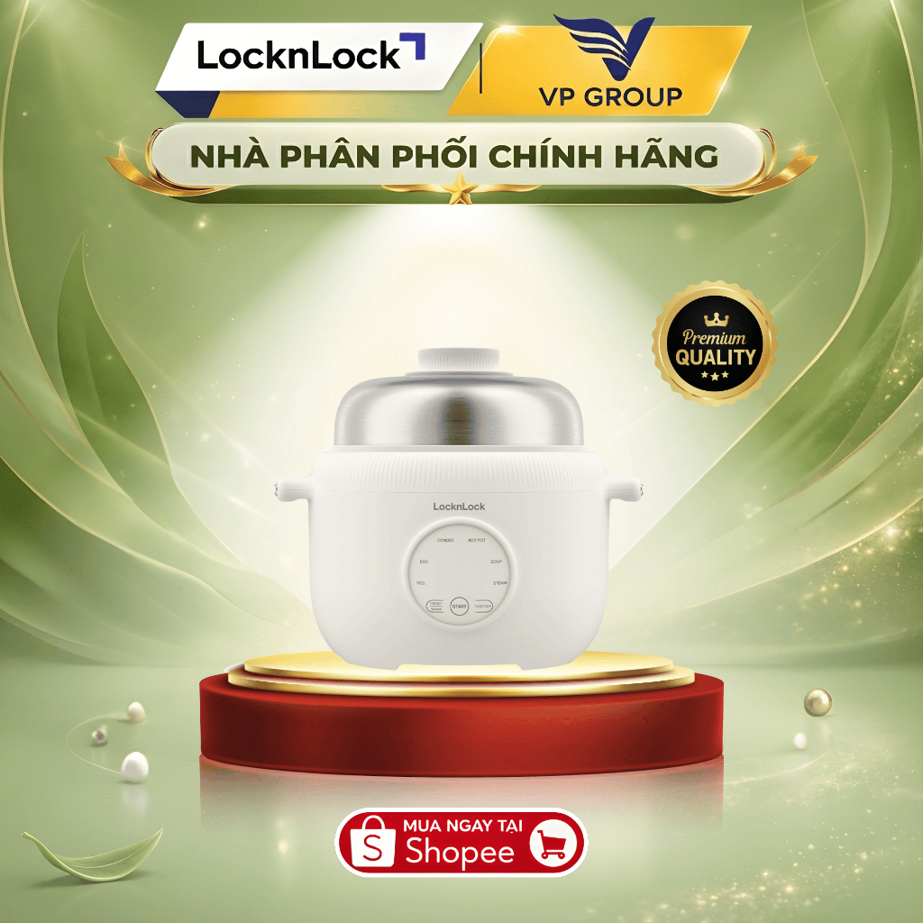 [NEW] Nồi điện đa năng LocknLock Digital multipot  EJP186IVY 1.6L- Màu ngà (VPG)