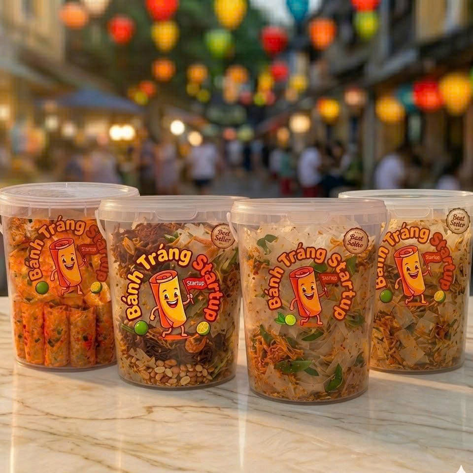 COMBO BÁNH TRÁNG XÔ 300g - BÙNG NỔ VỊ GIÁC Bánh Tráng Startup.