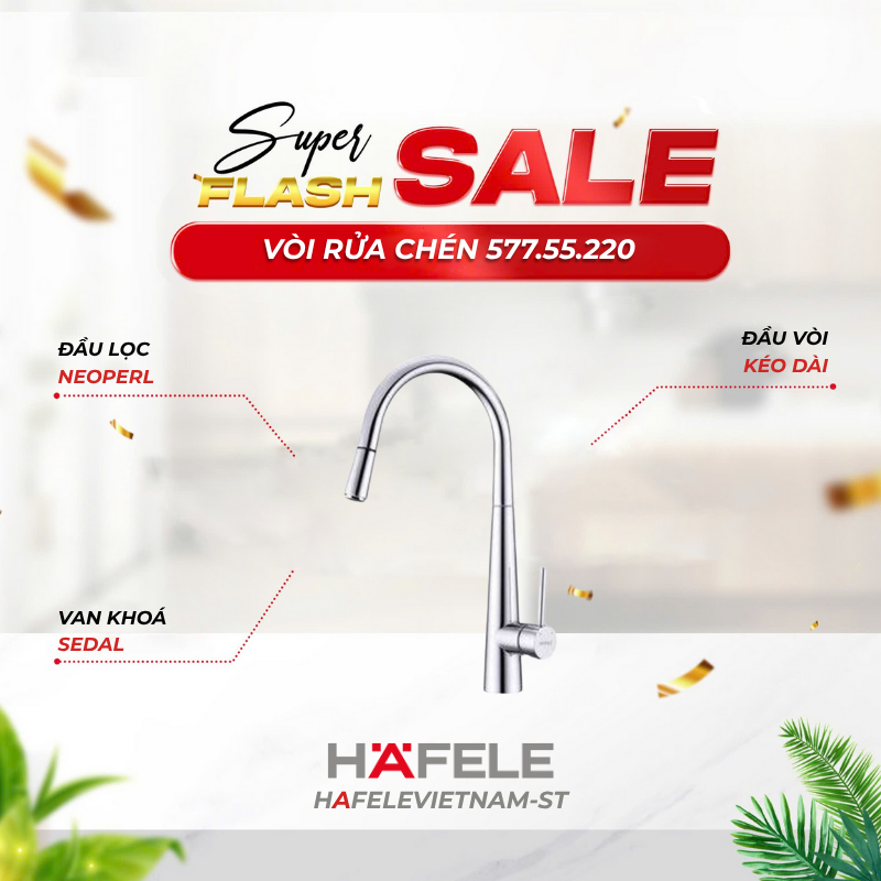 Vòi Rửa Chén Hafele HT21-CH1P245 577.55.220