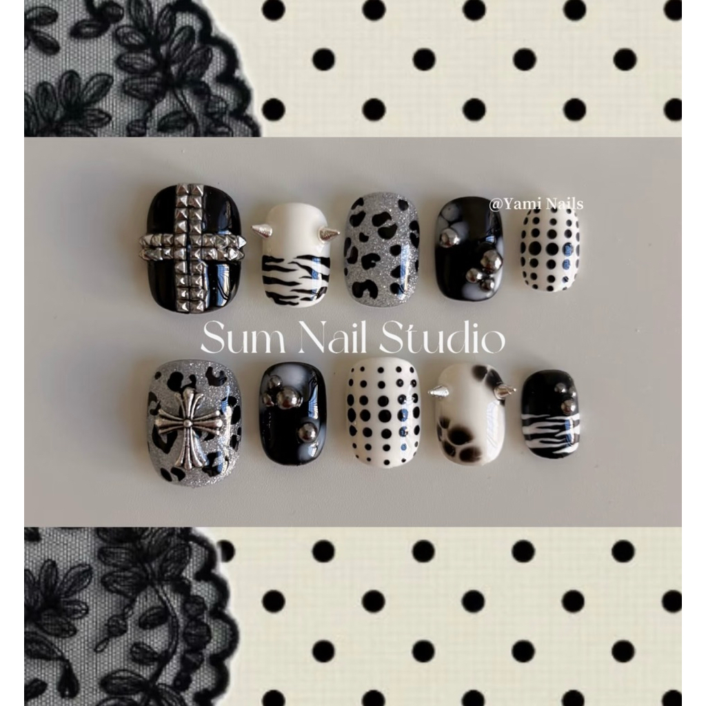 S302 nail box thiết kế , nail thủ công, nail xinh
