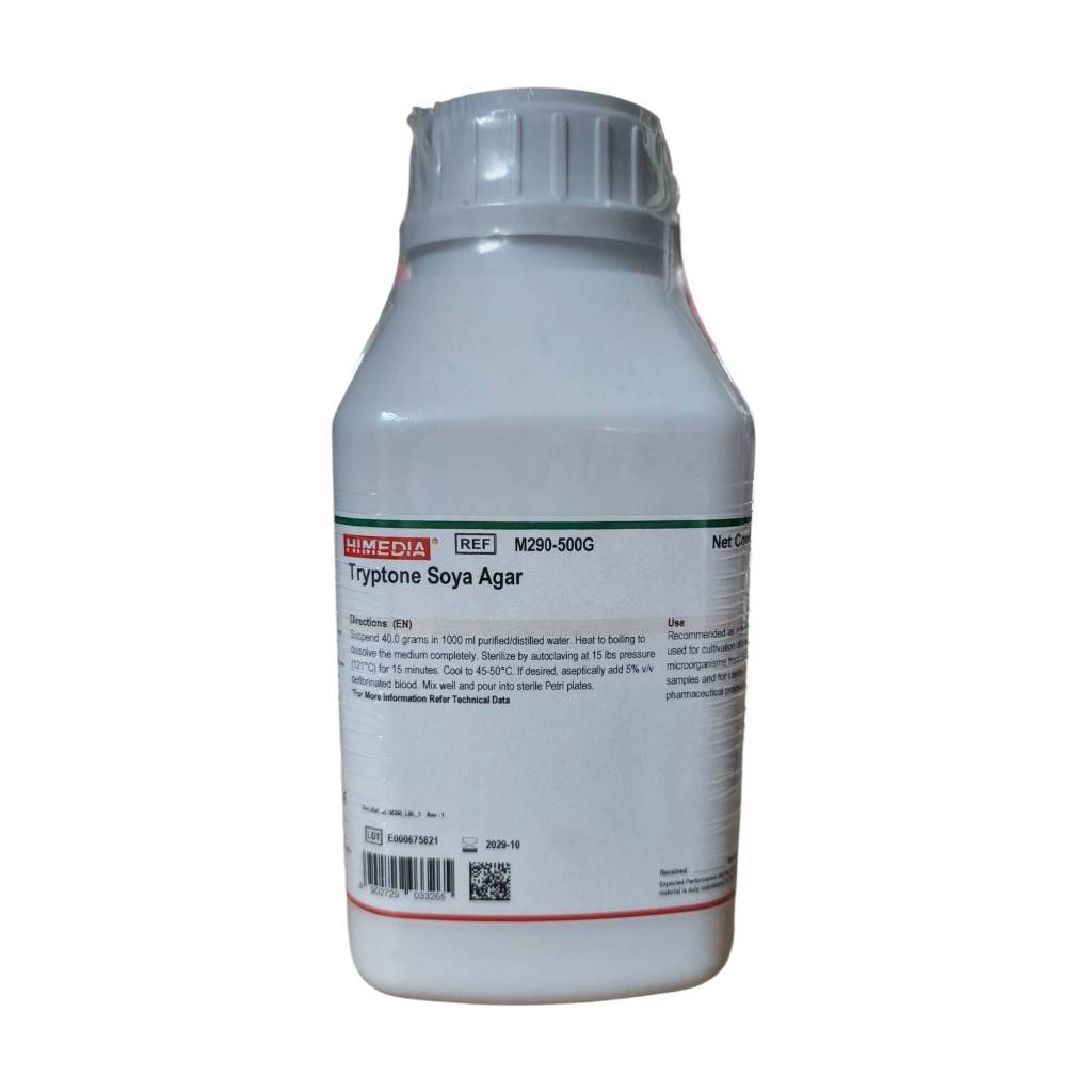 *Lẻ 40g* Môi trường TSA (Tryptic Soya Agar) - M290 (HiMedia) đủ pha 1 Lít