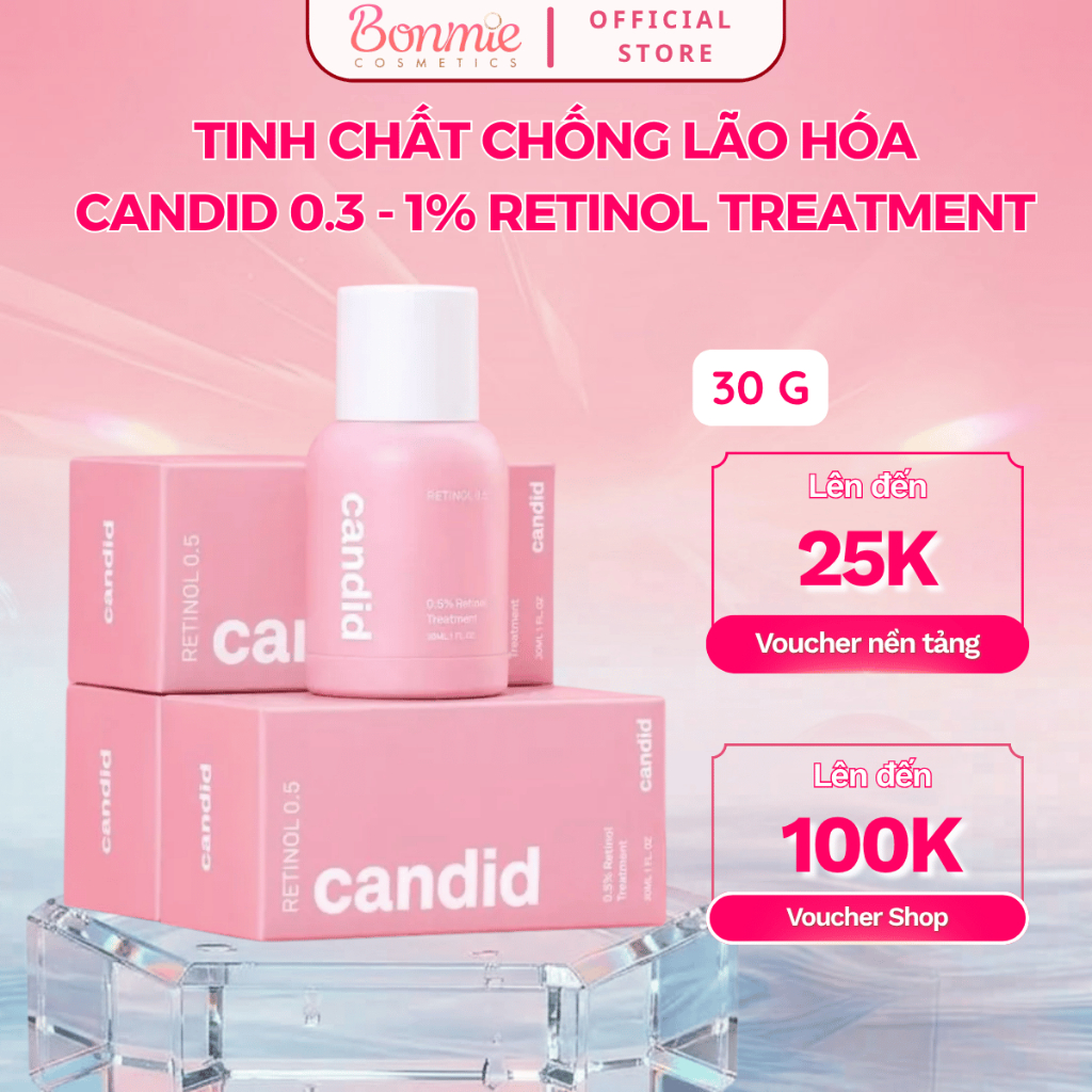 Tinh Chất Retinol Candid Chống Lão Hóa Candid 0.5% Retinol/ 1% Retinol/ 0.3% Retinol 30ml