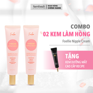 [MUA 2 TẶNG 1] Kem Làm Hồng Nhũ Hoa Foellie Virgin Nipple Cream Cao Cấp Hàn Quốc, Làm Hồng Vùng Kín, Nách, Bẹn, Mông