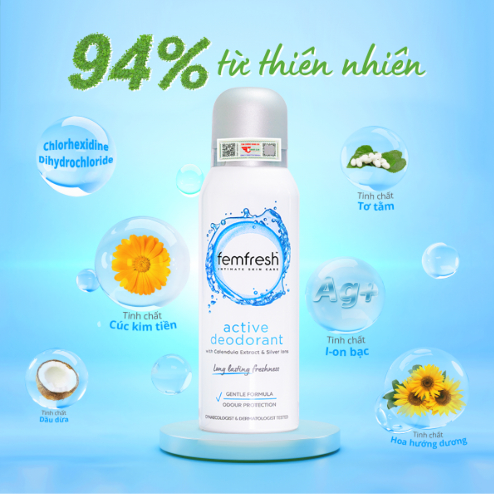 Ảnh 13 của Xịt Thơm Femfresh lưu hương dịu nhẹ & cân bằng pH 125ml