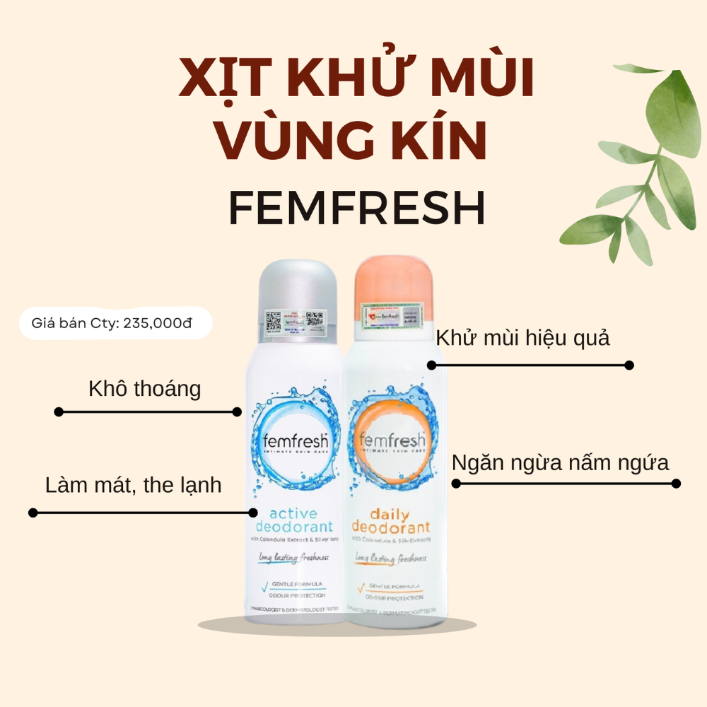 Ảnh 11 của Xịt Thơm Femfresh lưu hương dịu nhẹ & cân bằng pH 125ml