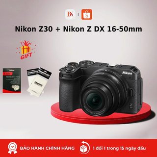 [Bảo hành 24 tháng] Máy Ảnh Nikon Z30 + Lens Nikon Z DX 16-50mm | Chính hãng