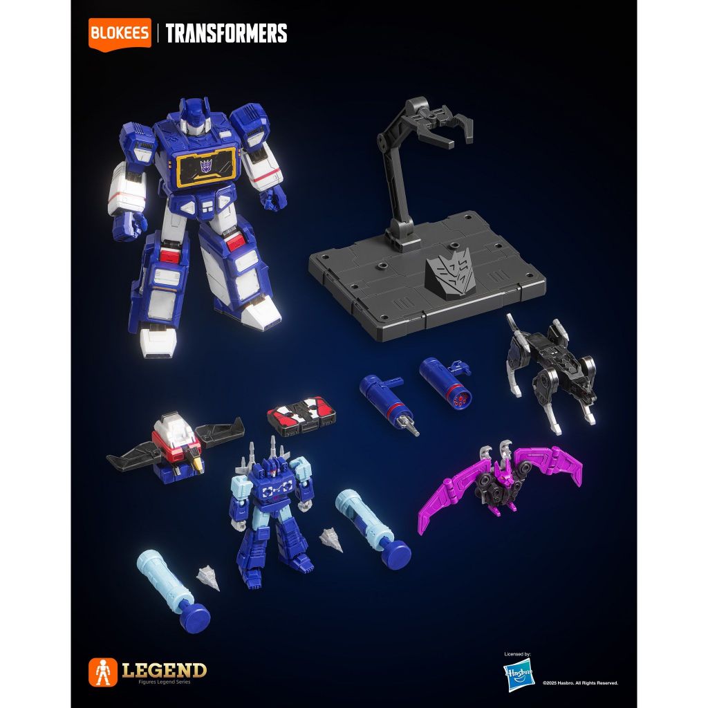 Mô Hình Lắp Ráp Blokees - Transformers Action Edition 03 - Soundwave G1